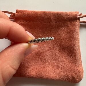 Pandora Silver Twisted Ring